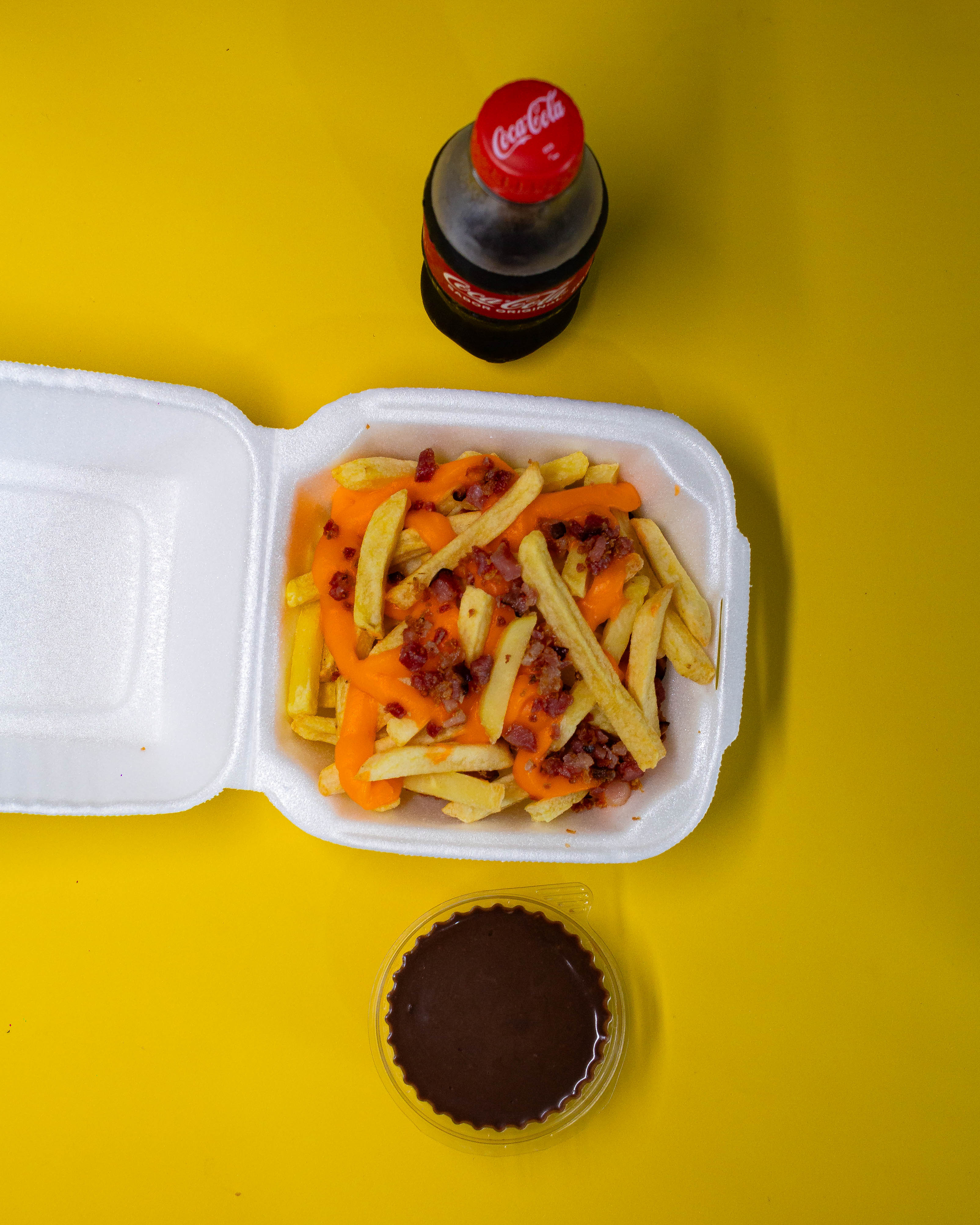 Combo 1 – Fritas com Cheddar e Bacon